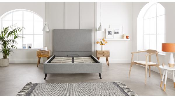 If you want a no-frills bed frame that will become a bedroom centerpiece to be proud of, Jules is the right choice. Inspired by Scandinavian design, our Jules bed frame comes with everything you need to bring style and comfort to your bedroom.