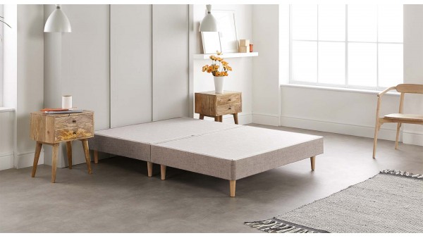 Use our bespoke ‘Build Your Bed’ maker to create a custom made bed, exactly how you want it. Choose between our two bed frames, our two mattress (or none), and from four fabric colours and five sizes.